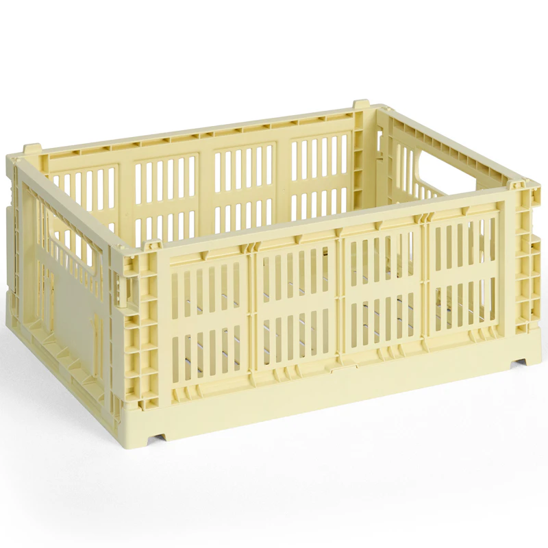 Colour Crate Medium Opbevaring, Light Yellow
