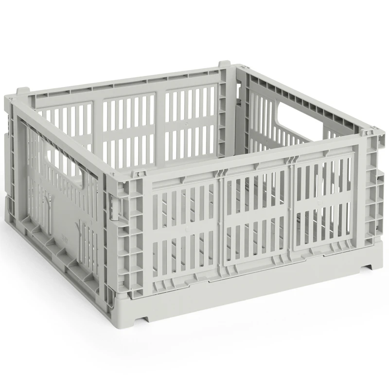 Colour Crate Medium Square Opbevaring, Grey
