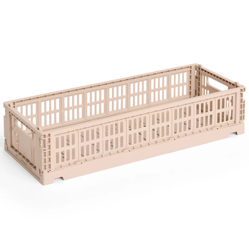 Colour Crate Mini Oblong Opbevaring, Powder