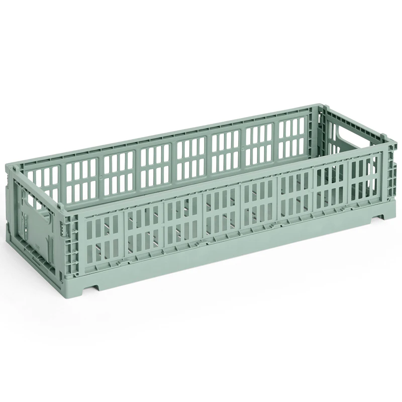 Colour Crate Mini Oblong Opbevaring, Sage Green
