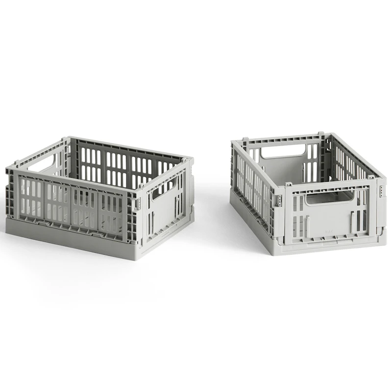 Colour Crate Mini Opbevaring 2-pak, Grey