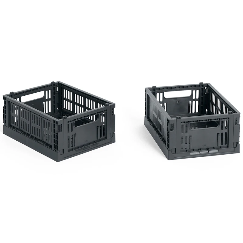 Colour Crate Mini Opbevaring 2-pak, Charcoal