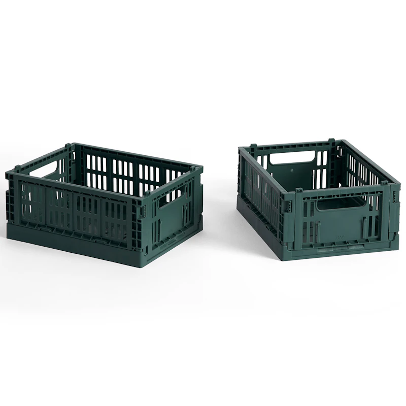 Colour Crate Mini Opbevaring 2-pak, Dark Green