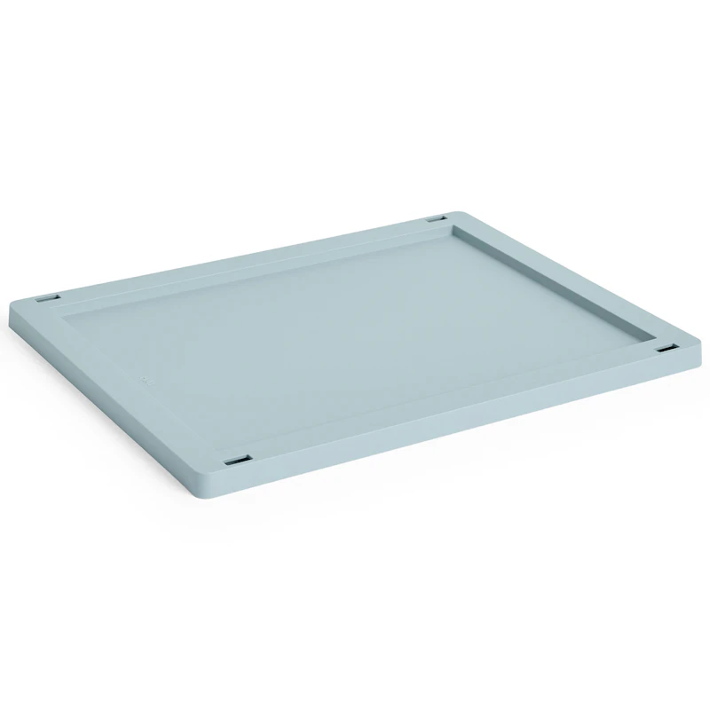 Colour Crate Plastic Medium Låg, Dusty Blue