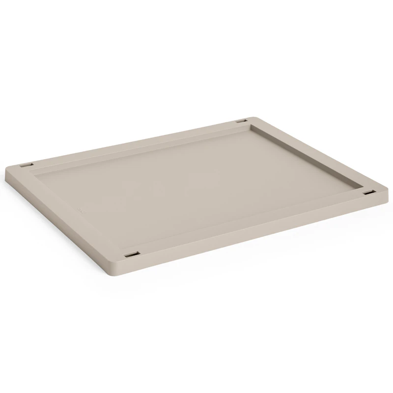 Colour Crate Plastic Medium Låg, Warm Grey