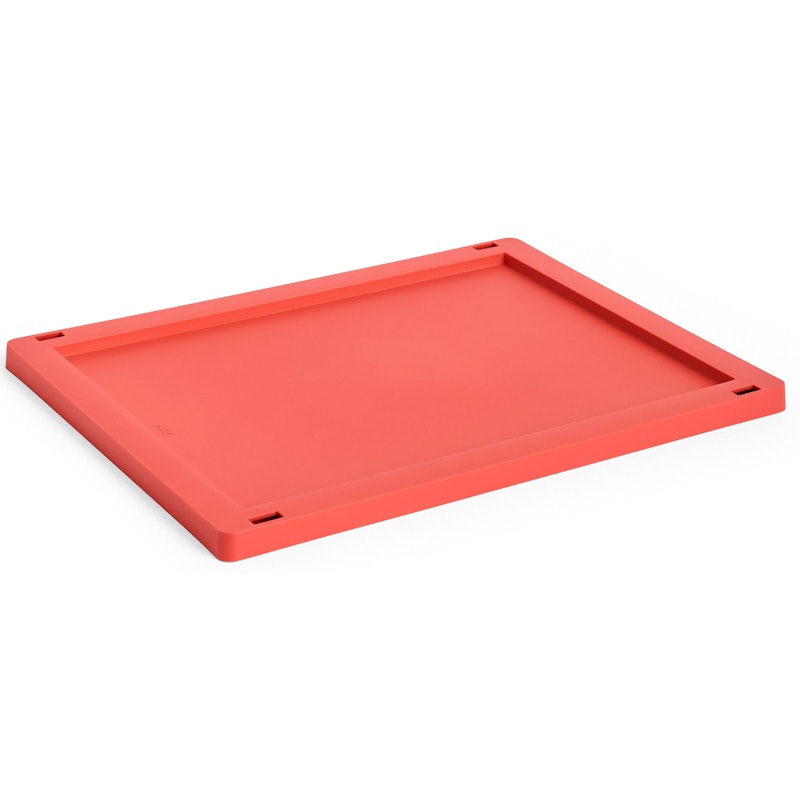 Colour Crate Plastic Medium Låg, Red
