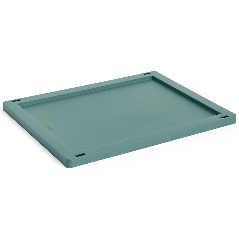 Colour Crate Plastic Medium Låg, Dark Green