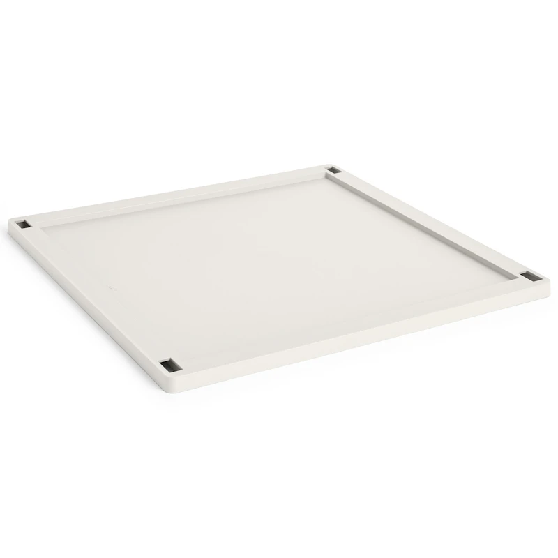 Colour Crate Plastic Medium Square / Cube Låg, Off-white