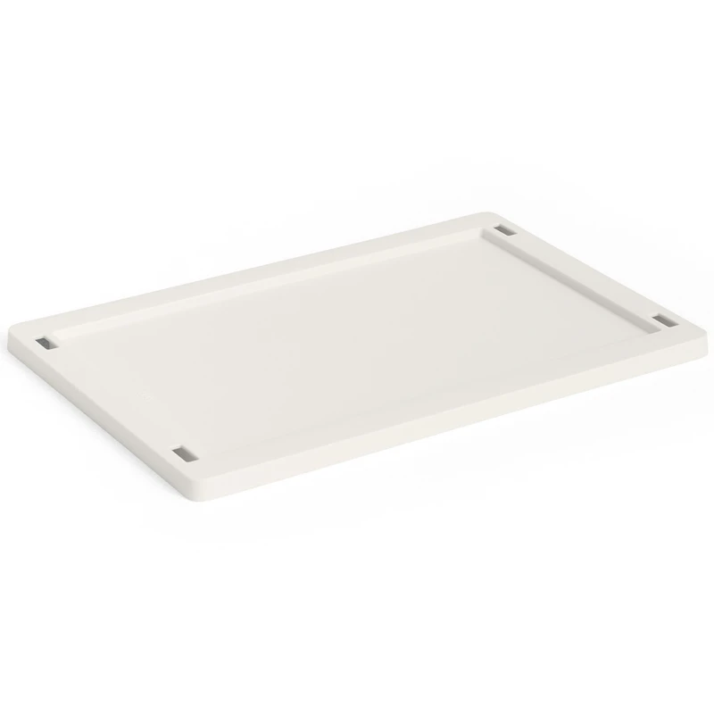 Colour Crate Plastic Small Låg, Off-white