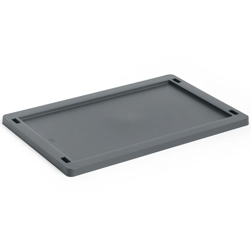 Colour Crate Plastic Small Låg, Charcoal