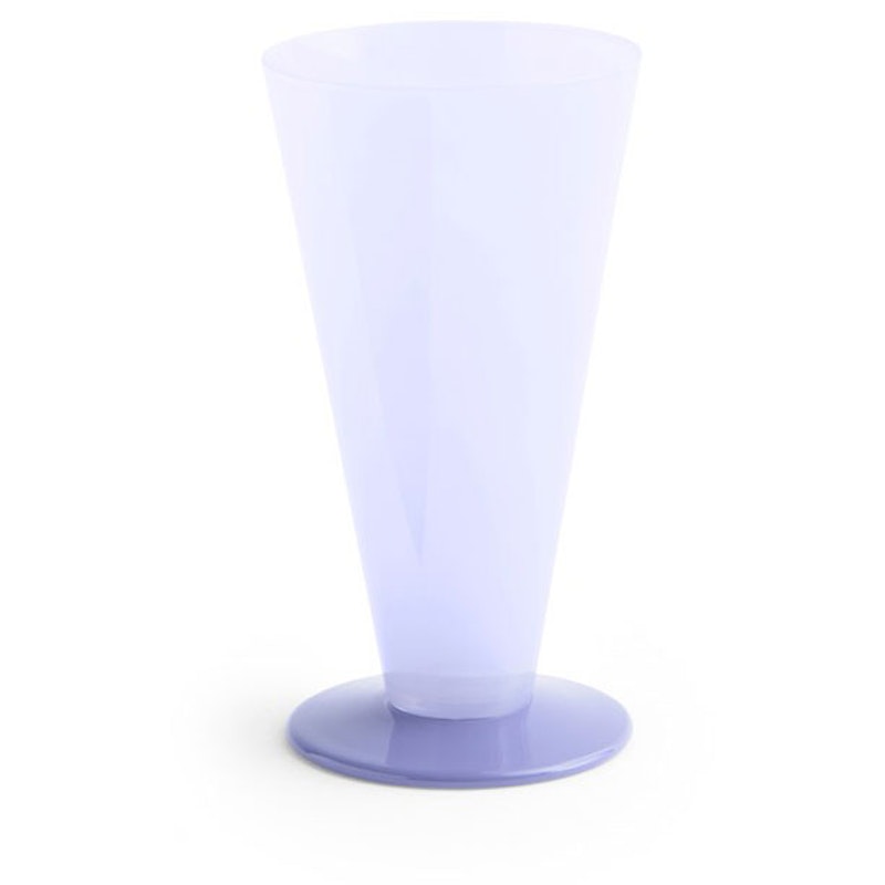 Conical Vase Small, Light Blue / Lavender Blue