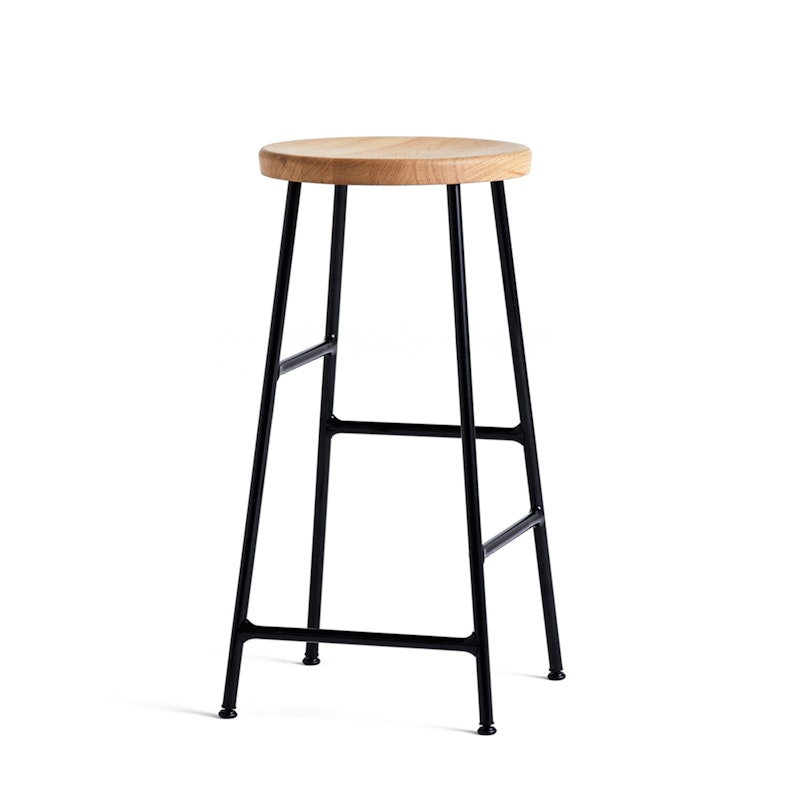 Cornet Barstol H65, Sort/Olieret Eg