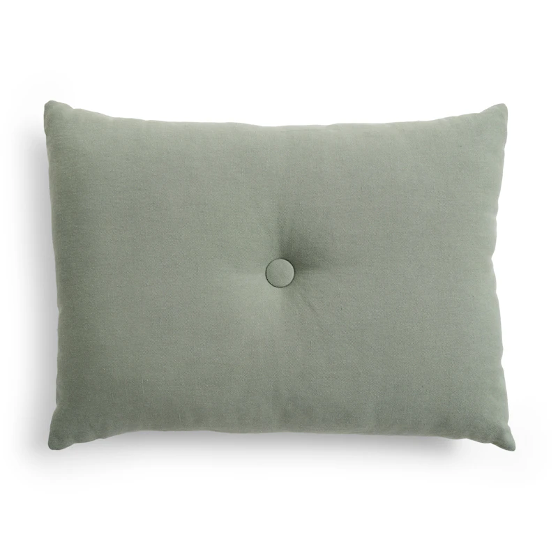Dot Pude Linen 45x60 cm, Pine Green