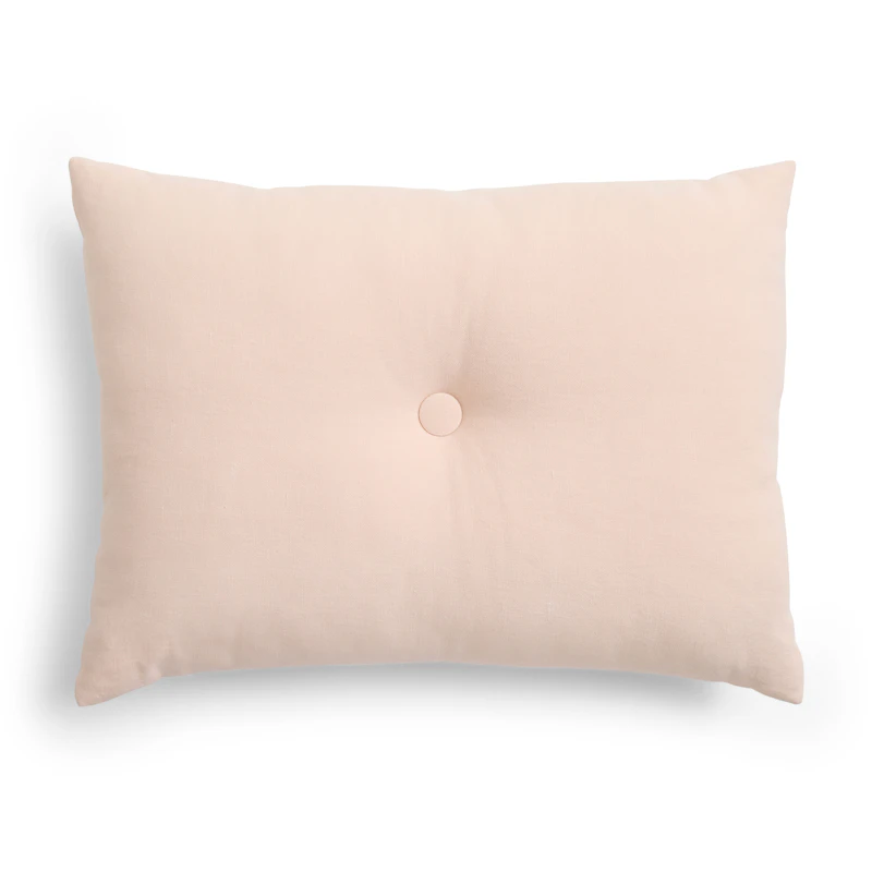 Dot Pude Linen 45x60 cm, Strawberry Milkshake