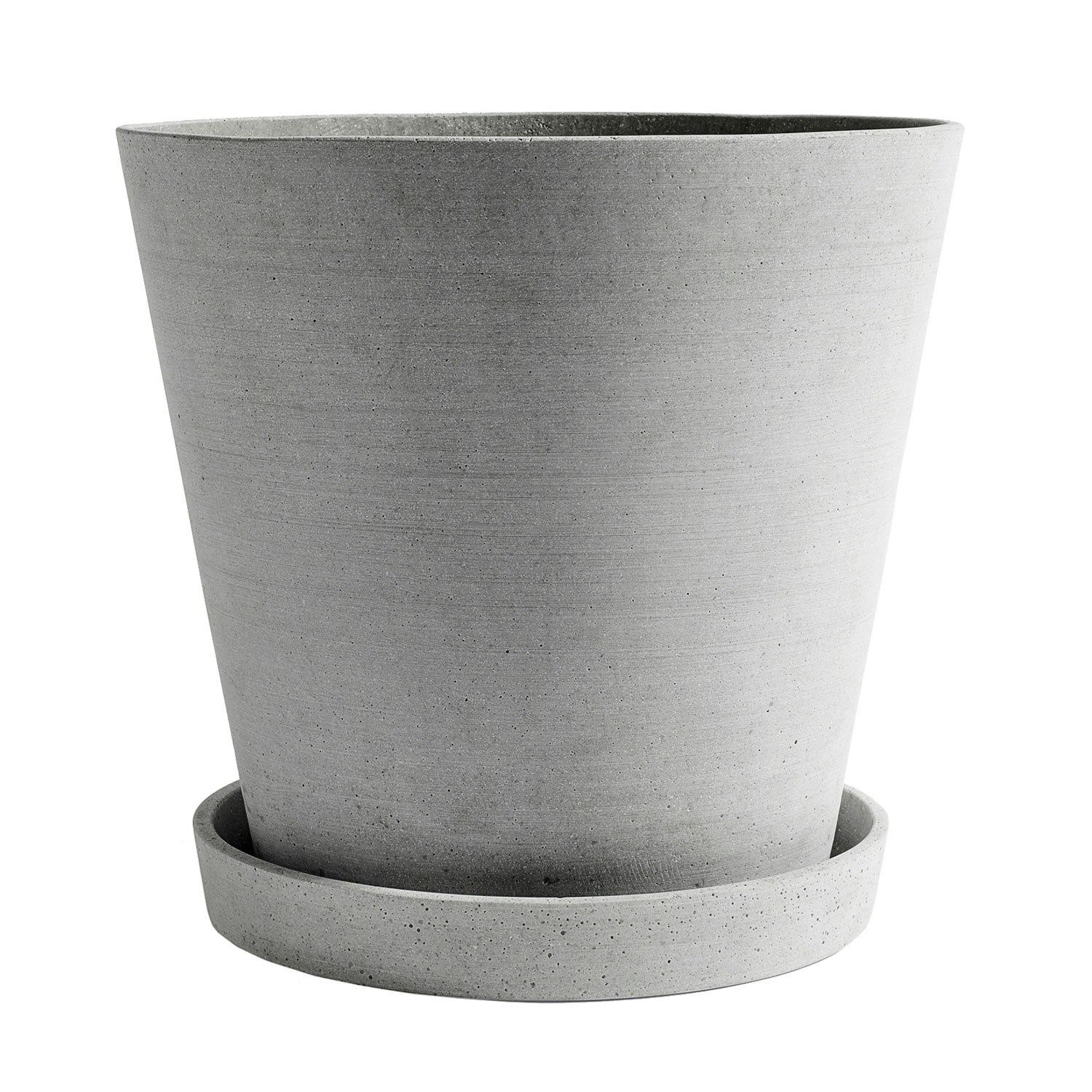 Hay Flowerpot Krukke Med Underkop &Oslash;34 Cm Xxxl - Krukker Polystone Gr&aring; - AB394-A937-AB48
