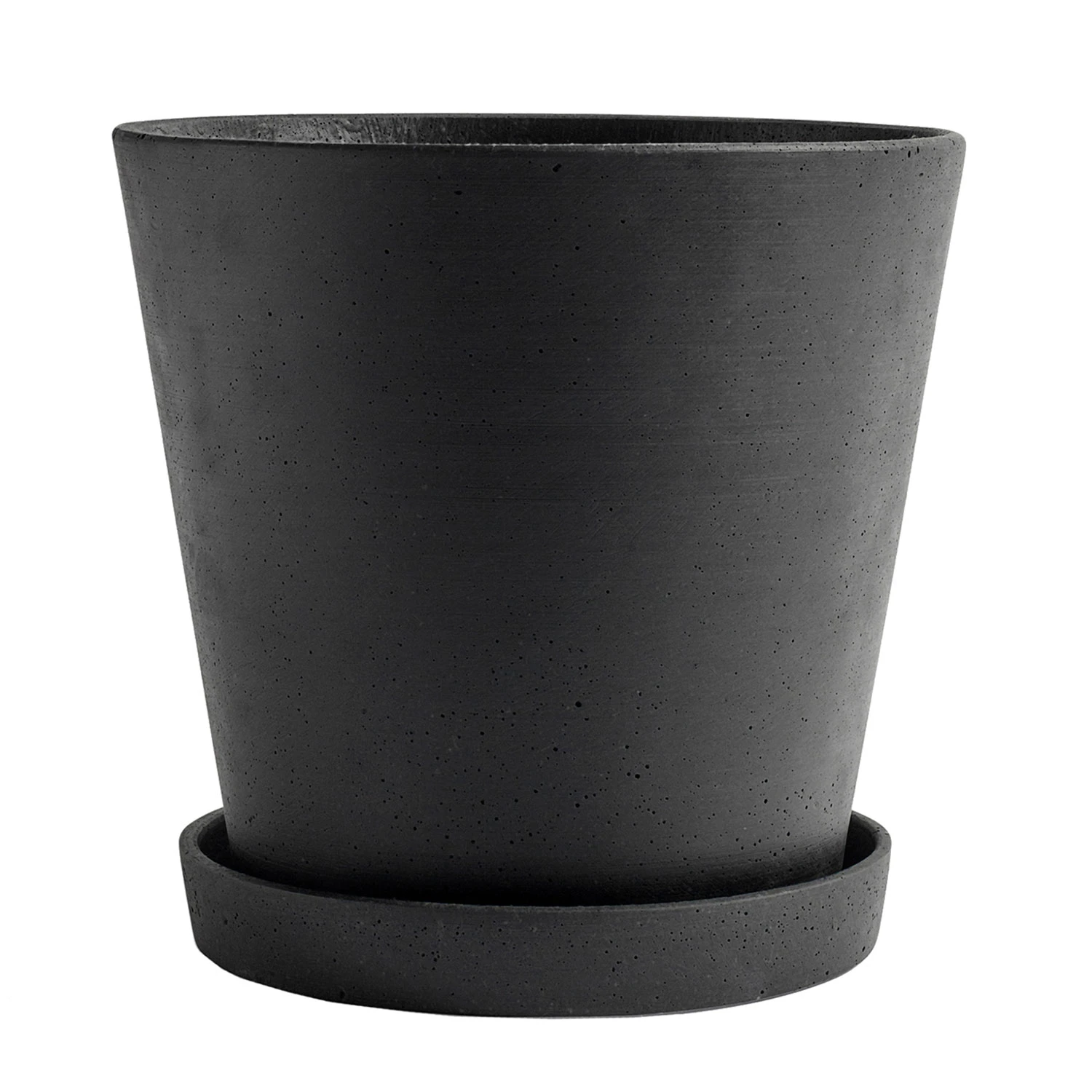 Hay Flowerpot Krukke Med Underkop &Oslash;26 Cm Xxl - Krukker Polystone Sort - AB394-A936-AB68