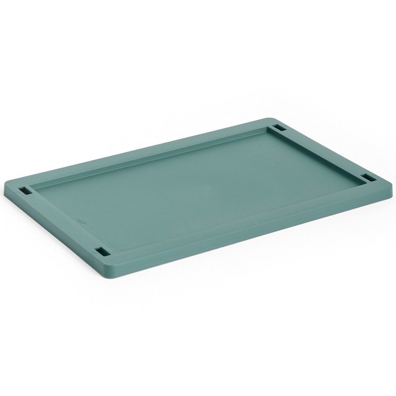 Colour Crate Plastic Small Låg, Dark Green