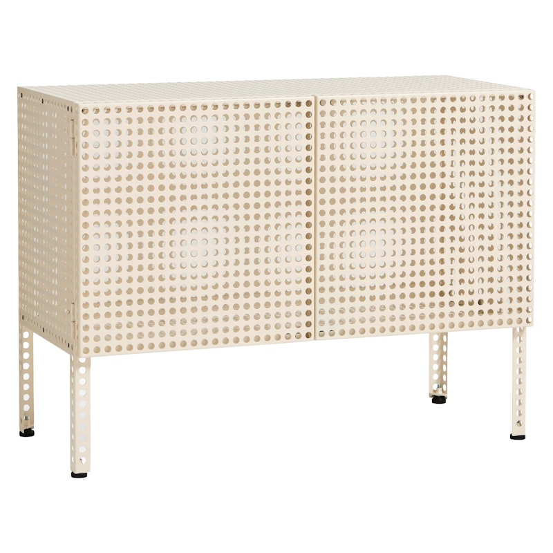 Perforated Skab Lille, Eggshell