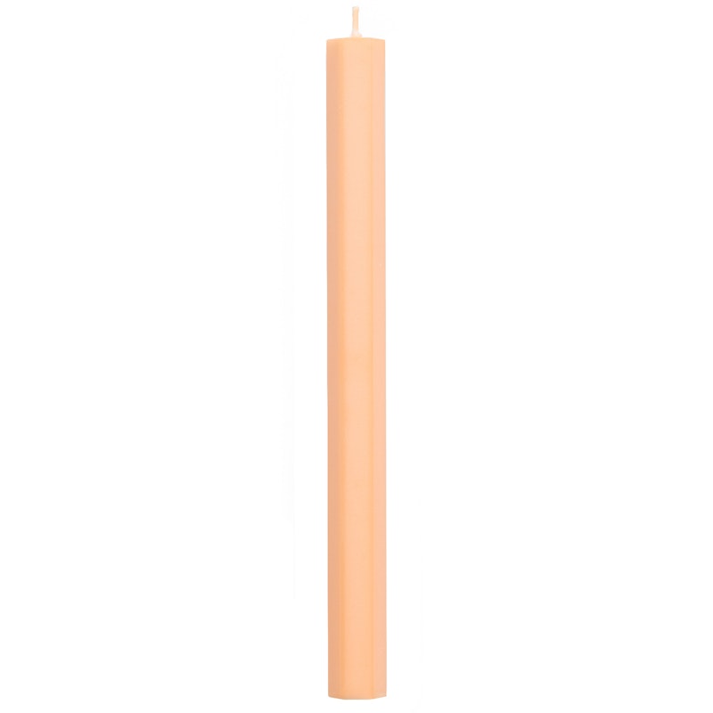 Hexagon Stearinlys, Dark Peach