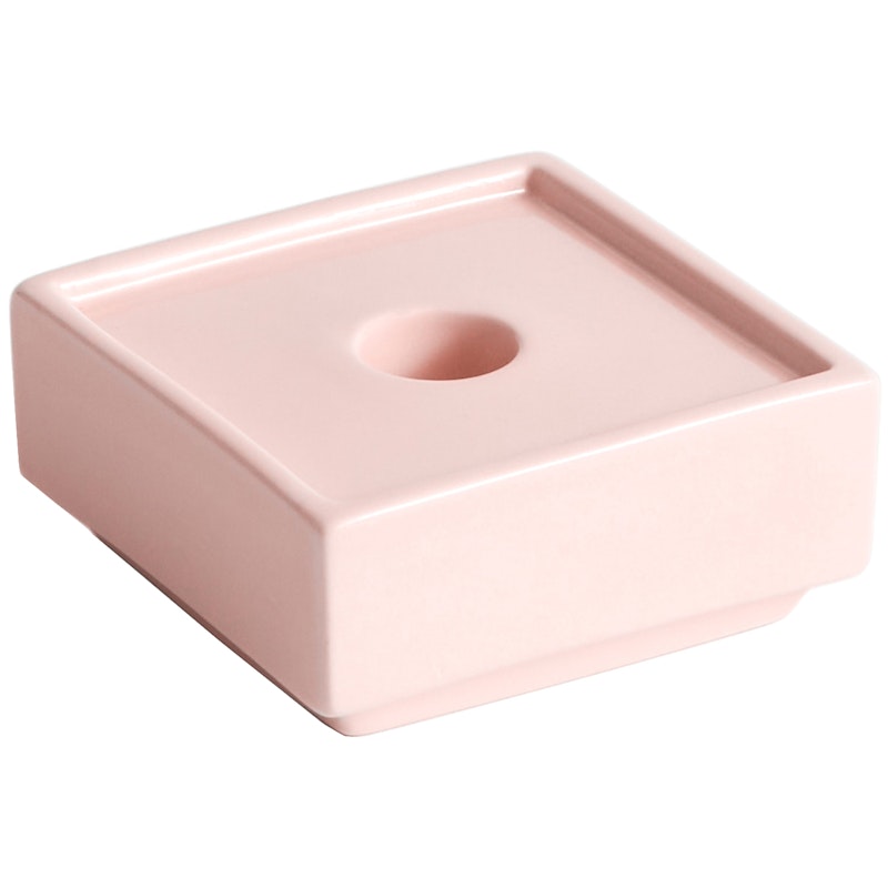 Mattone Lysestage 9x9 cm, Light Pink