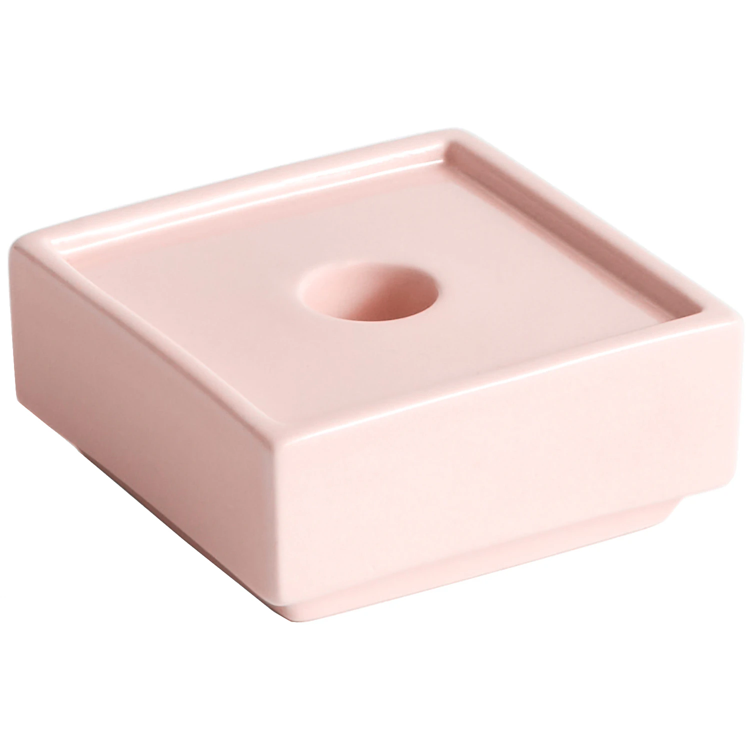 Hay Mattone Lysestage 9x9 Cm - Fyrfadsstager Stent&oslash;j Light Pink - AE356-A601-AF53