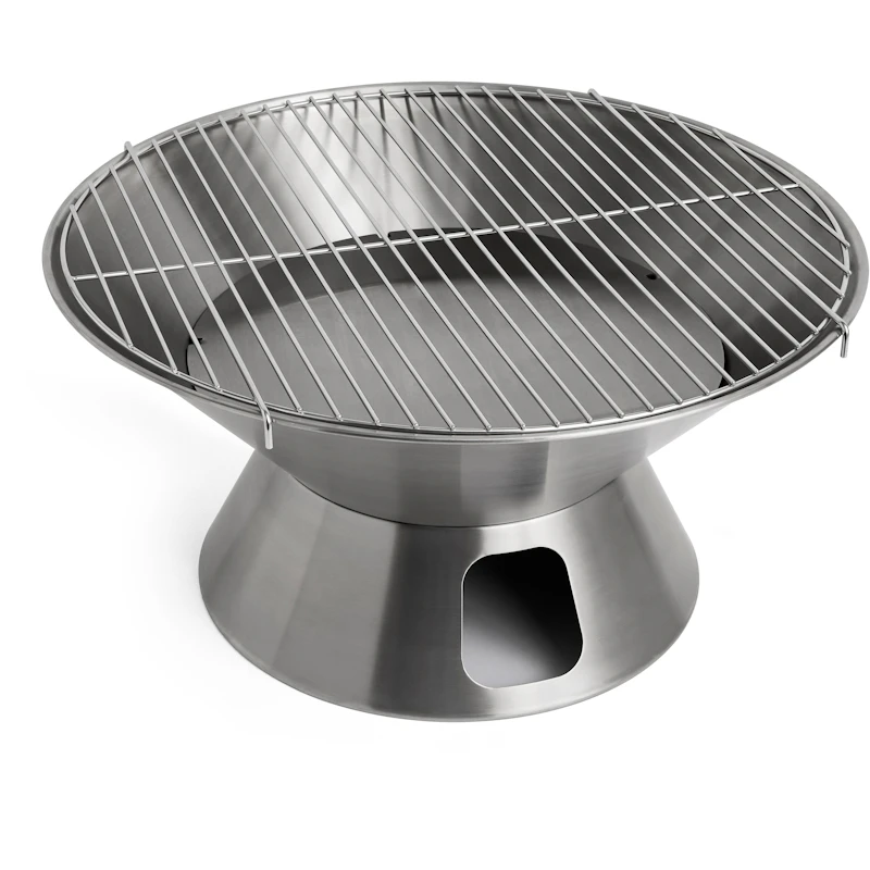 Outdoor Market Firepit, Stainless Steel