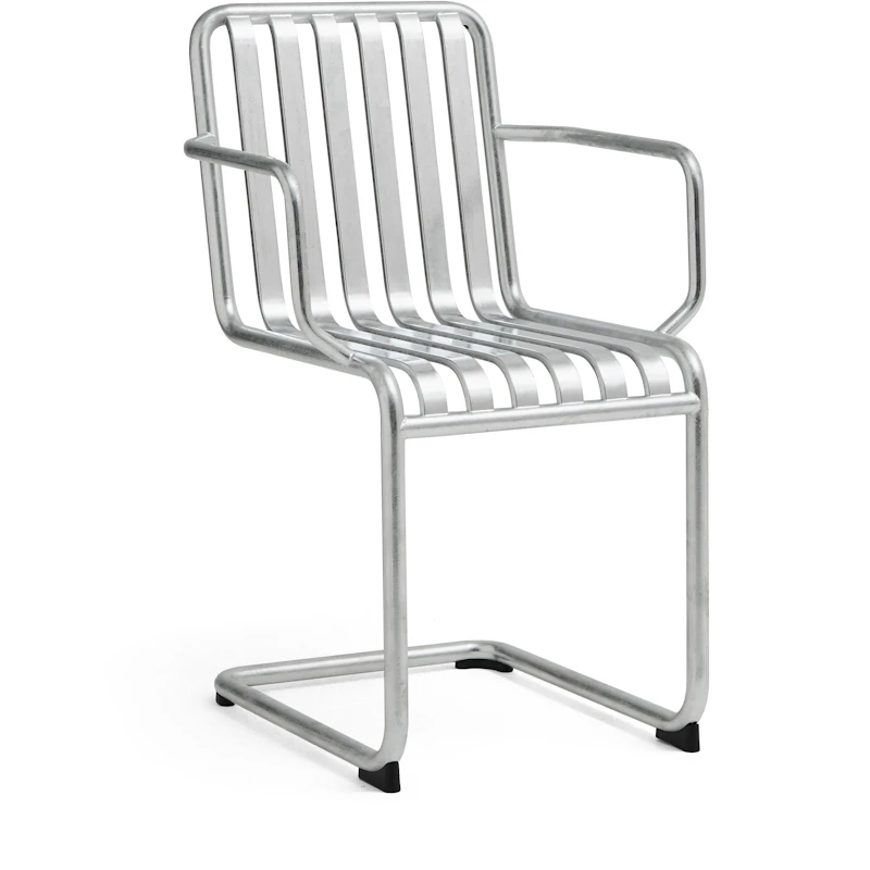 Palissade Cantilever Armchair, Hot galvanised steel