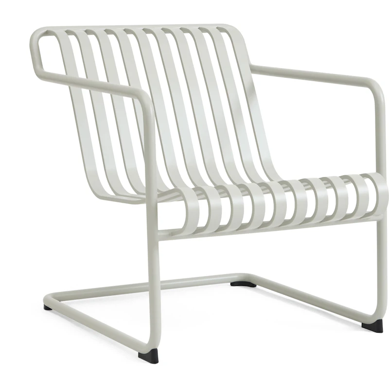Palissade Cantilever Lounge Chair Low, Sky grey powder coated steel