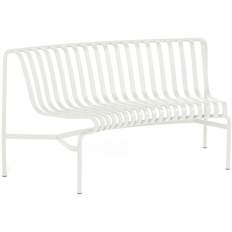 Palissade Parkbænk Med Rygstøtte add-on in, Cream White