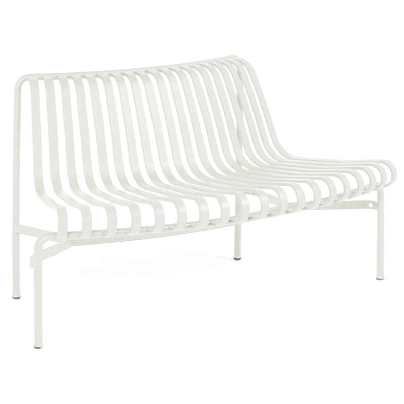 Palissade Parkbænk Med Rygstøtte add-on out, Cream White