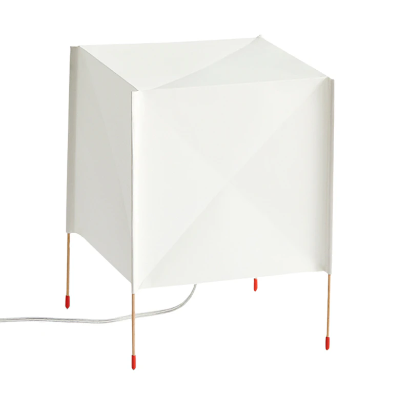 Paper Cube Table Lamp Bordlampe Hvid