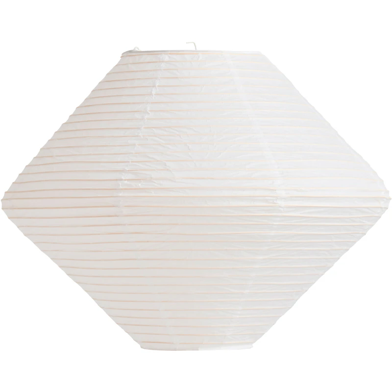 Paper Shade Diamond 50 Lampeskærm, Classic White
