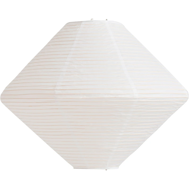 Paper Shade Diamond 60 Lampeskærm, Classic White