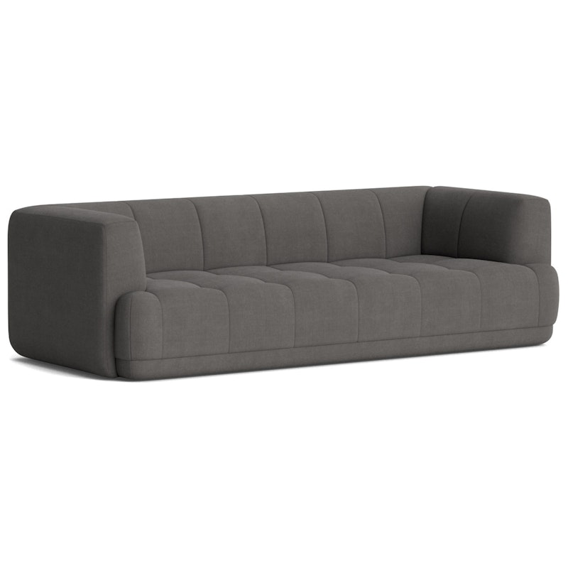 Quilton 3-Personers Sofa, Linara 196 Grey Seal