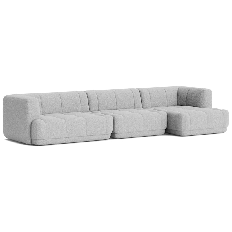 Quilton 4-Personers Sofa Konfiguration 17 Højre, Flamiber C8 Grey