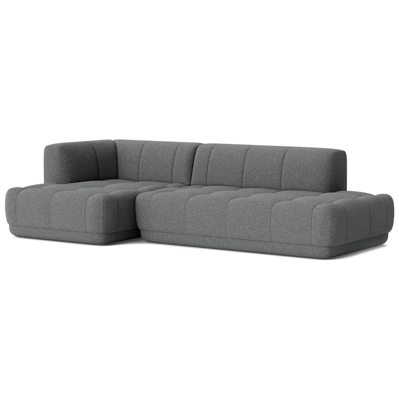 Quilton 3,5-Personers Sofa Konfiguration 21 Venstre, Flamiber C8 Charcoal