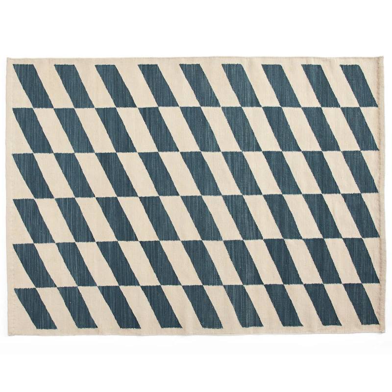 Shift Kelimtæppe 140x200 cm, Blåt