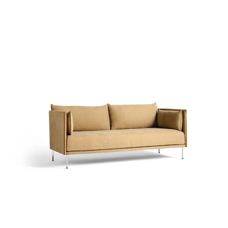 Silhouette 2-Personers Sofa, Krom / Linara 142