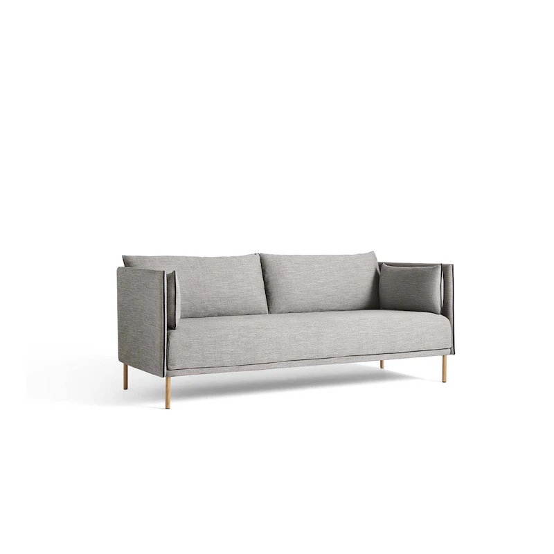 Silhouette 2-Personers Sofa, Olieret Egetræ / Ruskin 33 Nori