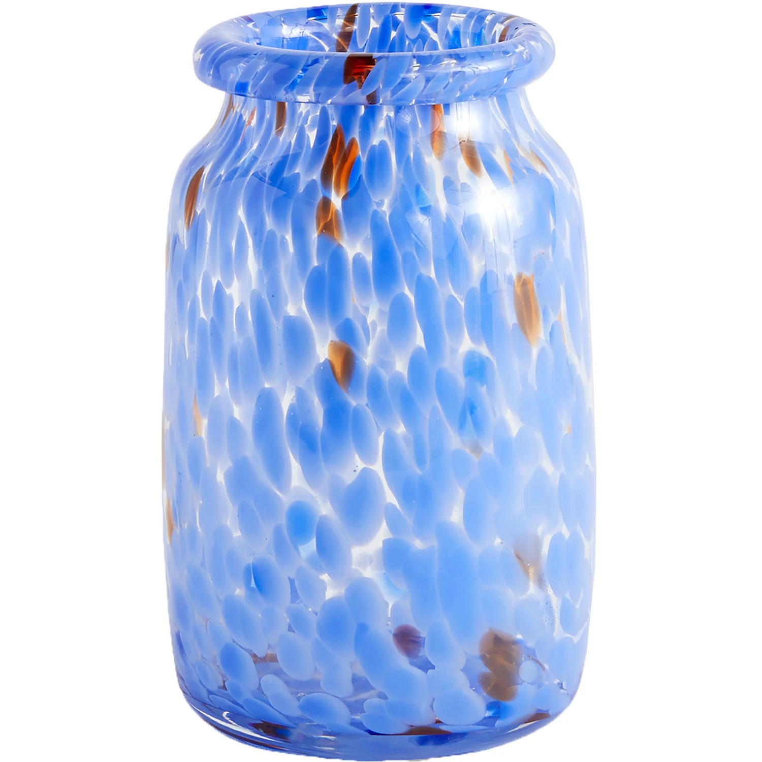 Hay Splash Vase M &Oslash;14,5 Cm - Vaser Glas Bl&aring; - AB502-A602-AB96
