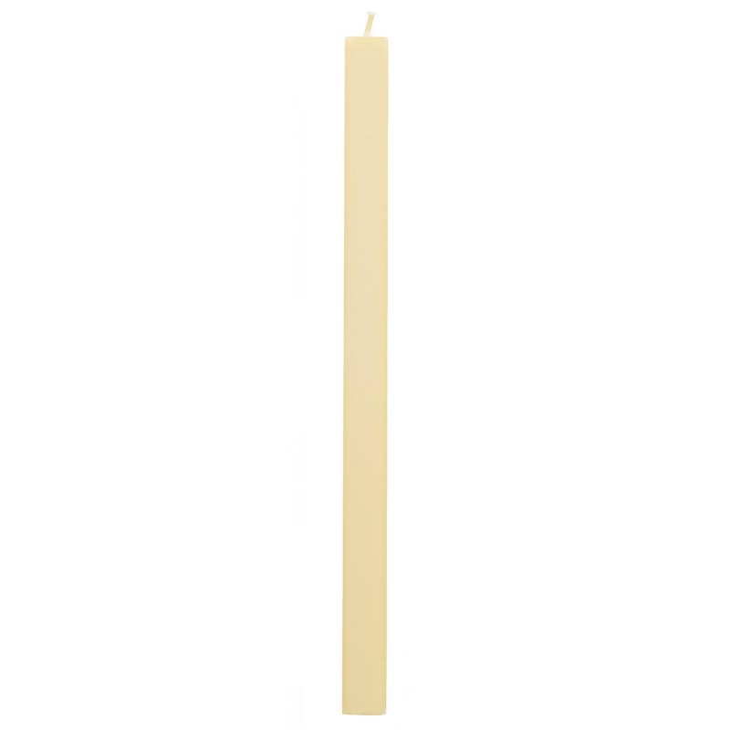 Square Stearinlys, Lime Beige