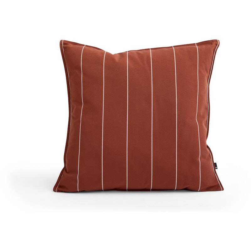 Terrazza Cushion 60x60 cm, Terracotta narrow stripe