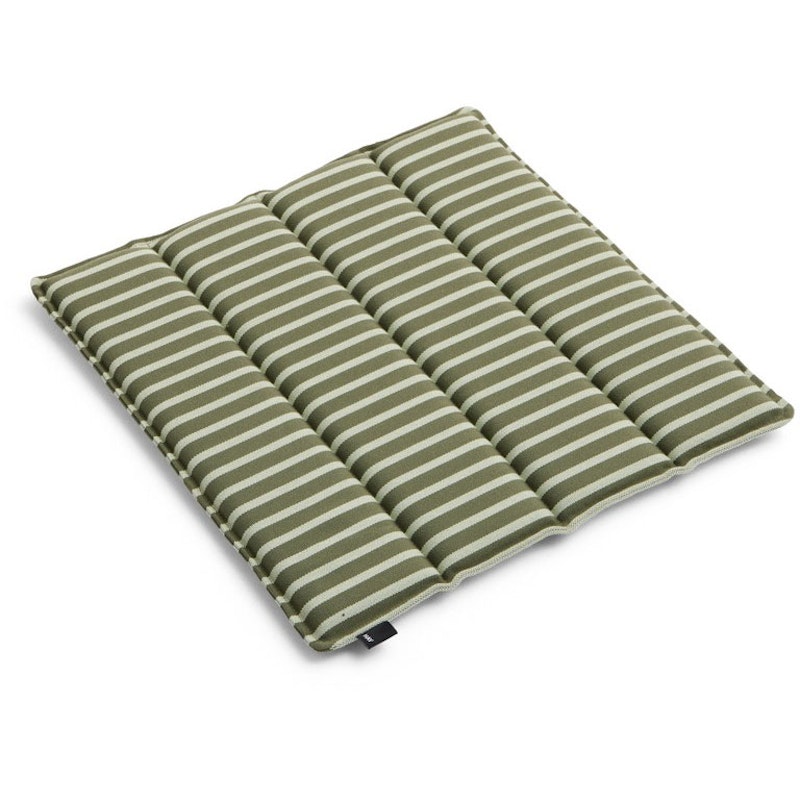 Terrazza Seat Cushion 40x40 cm, Olive Bold Stripe