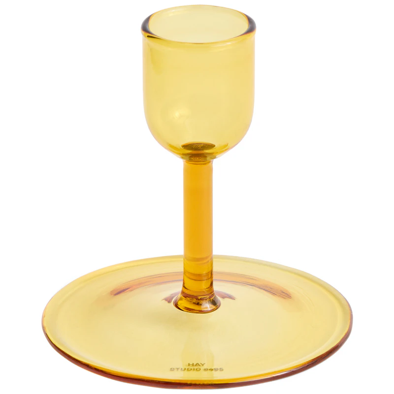 Tiny Candleholder Straight, Yellow