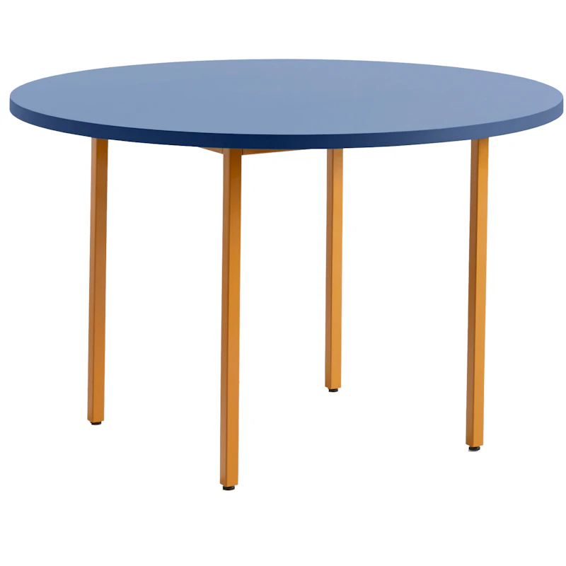 Two-Colour Bord Ø120cm, Okkergult / Blåt