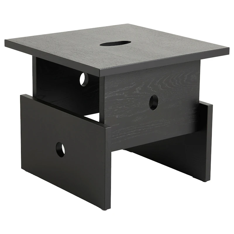 Wood Box Sofabord, Sort Eg