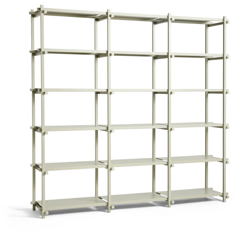 Woody Reolsystem 2.0 High Smokey Grey Beech / Smokey Grey Steel