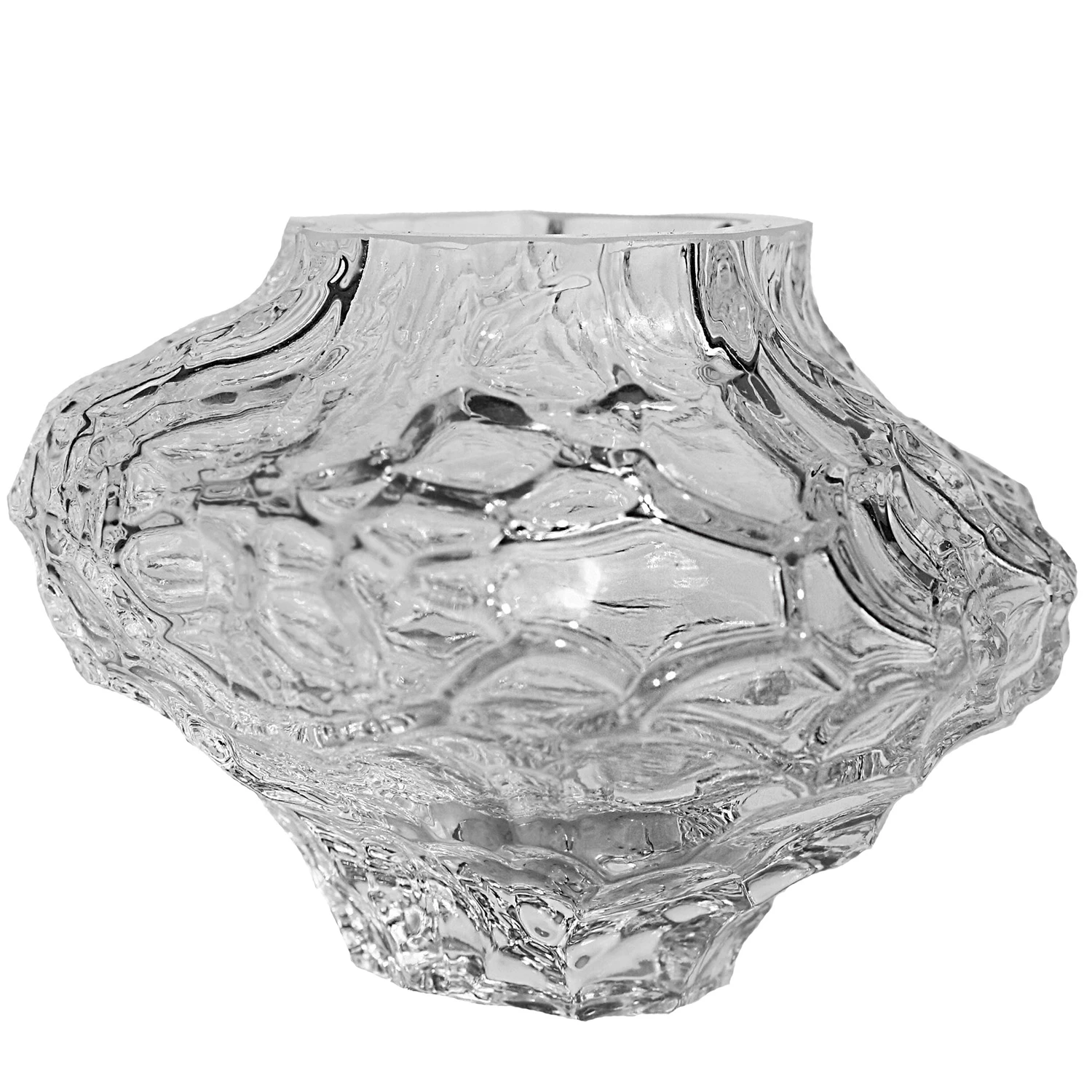 Hein Studio Canyon Mini Vase 8 Cm - Vaser Mundbl&aelig;st Glas Klar - 1335