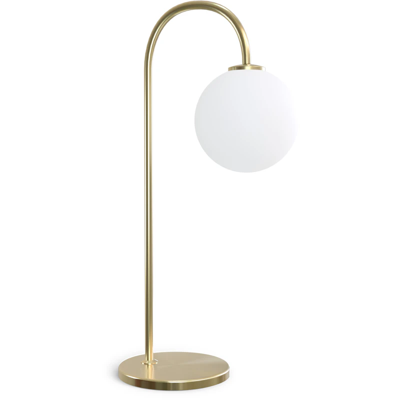 Ballon Bordlampe, Messing