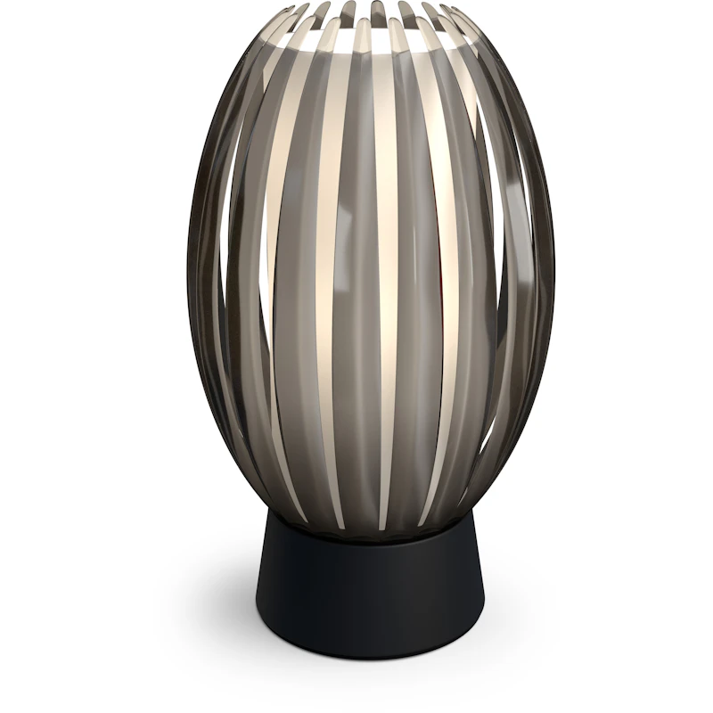 Tentacle Bordlampe 185 mm, Sort / Røg